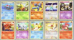 Pokemon HGSS Triumphant Regular Vintage Bulk Card Lot x40 NM 💎 (6 RARES!) - Image 3