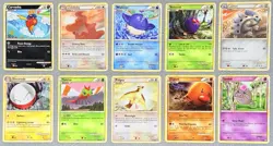 Pokemon HGSS Triumphant Regular Vintage Bulk Card Lot x40 NM 💎 (6 RARES!) - Image 4