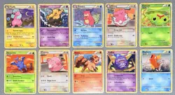 Pokemon HGSS Base Set Regular Vintage Bulk Card Lot x40 NM 💎 (6 RARES!) - Image 2