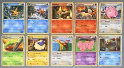 Pokemon HGSS Base Set Regular Vintage Bulk Card Lot x40 NM 💎 (6 RARES!) - Image 4
