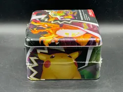 Pokemon TCG School Lunchbox Tin Charizard VMAX 2020 Sealed New - Image 4