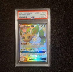 PSA 10 - Leafeon GX SV46/SV94 - Hidden Fates - Pokemon TCG - Gem Mint 10 - Image 1