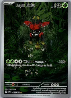 Tapu Bulu 065/064 Illustration Rare Shrouded Fable Pokemon Near Mint - Image 1