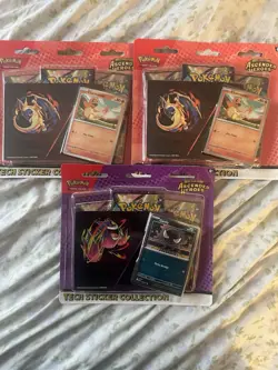 3 Pokemon TCG Ascended Heroes Tech Sticker Promo Packs - Image 1