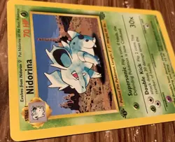 Nidorina 40/64 Jungle Regular 1st Edition LP Pokemon TCG - Image 3