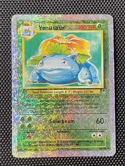 2002 Pokemon Legendary Collection Venusaur Reverse Holo Foil 18/110 - HP Damage - Image 1