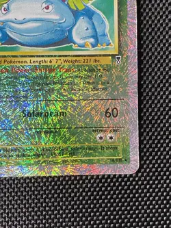 2002 Pokemon Legendary Collection Venusaur Reverse Holo Foil 18/110 - HP Damage - Image 4