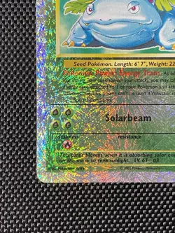 2002 Pokemon Legendary Collection Venusaur Reverse Holo Foil 18/110 - HP Damage - Image 5