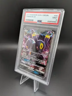 PSA 9 Umbreon GX 80/149 Pokemon Sun & Moon 2017 Full Art FA Base Set Mint #80 - Image 2