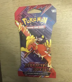 Pokemon TCG Destined Rivals Set Of 4 Sealed Hangar Packs - Image 3