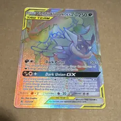 Pokemon Greninja & Zoroark GX 222/214 Sm-Unbroken Bonds TAG TEAM Secret Rare Ho… - Image 1