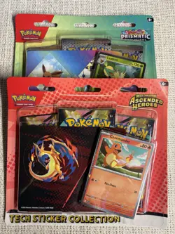 pokemon tech sticker collection- 1- Prismatic And -1- Ascended Heroes - Image 1