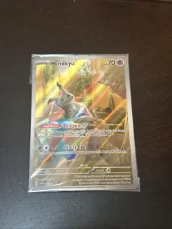 SEALED Pokemon TCG: Mimikyu SVP 075 Black Star Promo Holo English Sealed New - Image 1