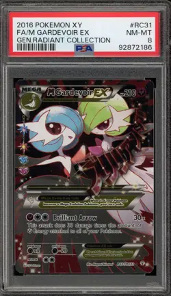 Pokemon M Gardevoir EX XY Generations Radiant Coll. Full Art #RC31 PSA 8 - Image 1