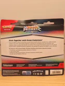 Pokemon TCG Scarlet &Violet Prismatic Evolutions Tech Sticker Collection Sylveon - Image 4