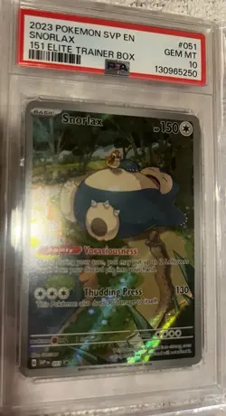 Pokemon PSA 10 Bundle Lot Of 9 Snorlax / Reshiram / Leafeon / Dragonite + More! - Image 3