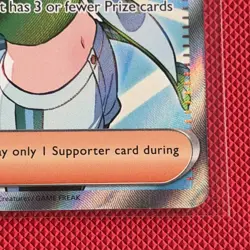 Pokemon Emcee's Hype 220/182 Sv10: Destined Rivals Ultra Rare Full Art Holo - Image 4