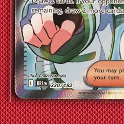 Pokemon Emcee's Hype 220/182 Sv10: Destined Rivals Ultra Rare Full Art Holo - Image 5