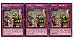 Yugioh - 3X Zoodiac Gathering - Common - 1st Edition - MACR-EN071 - Near Mint - Image 1