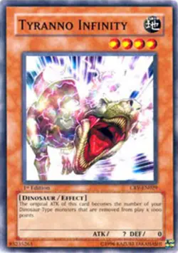 3 x Tyranno Infinity - CRV-EN029 - Common - Unlimited Edition Near Mint, English - Image 1