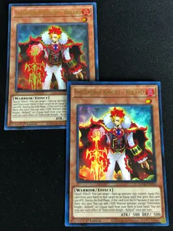 YUGIOH INFERNOBLE KNIGHT ROLAND TOCH-EN014 1ST ULTRA X2 - Image 1