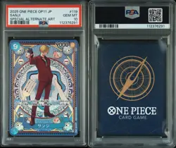 2025 One Piece Sanji OP11-119 A Fist of Divine Speed - Special Alt Art PSA 10🔥 - Image 3