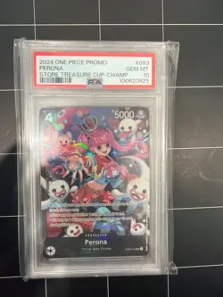2024 One Piece Perona Store Treasure Cup OP06-093 PSA 10 Gem Mint - Image 1