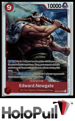 One Piece Paramount War Edward.Newgate (004) #OP02-004 Super Rare - Image 1