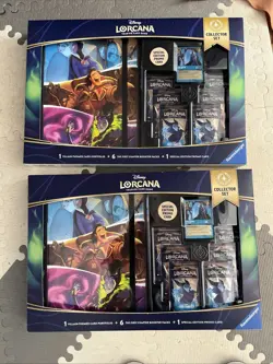 Disney Lorcana First Chapter Collector Set Costco | Sealed 2 Box Sets - Image 1