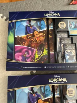 Disney Lorcana First Chapter Collector Set Costco | Sealed 2 Box Sets - Image 2