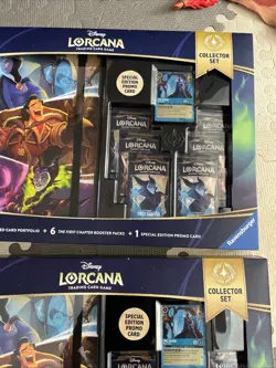 Disney Lorcana First Chapter Collector Set Costco | Sealed 2 Box Sets - Image 3