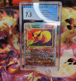 Flareon 10/110 Reverse Holo Legendary Pokemon Card CGC 7.5 - Image 1