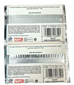 2005 VS System The Avengers TCG 14 Card Booster Pack X2 Factory Sealed - Image 3
