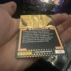 Naruto Ninja Ranks 15 Panini Card CCG Rare 2002 Sakura TCG MP - Image 4