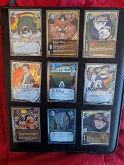 Naruto Cards CCG Lot Of 18 NM Cards, First Editions, Rares, Diamond/Holo/Foils - Image 2