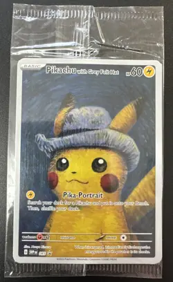 Pikachu with Grey Felt Hat 085 Sv: Scarlet & Violet Promo Cards SEALED - Image 1