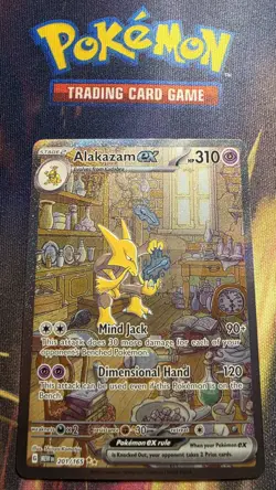 Alakazam ex 201/165 - S&V 151 - Special Illustration Rare - Pokemon TCG Card NM - Image 1