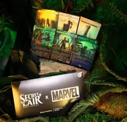 MTG SECRET LAIR X Marvel's Black Panther RAINBOW FOIL EDITION 🔥 NeW !! - Image 2