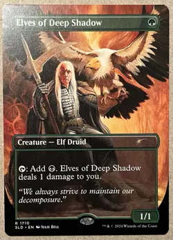 Elves Of Deep Shadow MTG Secret Lair Drop Series N/M #1710 NON-FOIL - Image 1