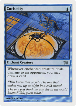 Curiosity #72 (HP) 8th Edition 8ED Magic MTG - Image 1