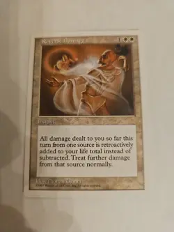 Mtg 5th Edition Reverse Damage (Never Played) - Image 1