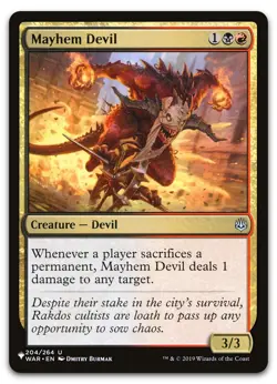 Mayhem Devil #204/264 (NM) List Reprints LIST LIST Magic MTG - Image 1