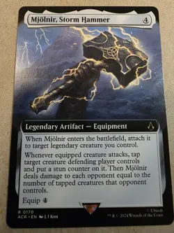 Mjolnir, Storm Hammer - Regular (Extended Art) Assassin's Creed - Mtg - Image 1