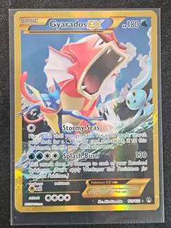 Pokemon Gyarados EX Breakpoint Secret Rare Full Art Holo 123/122 English - Image 1