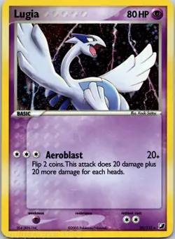Lugia 29/115 Rare Unseen Forces Pokemon MP - Image 1