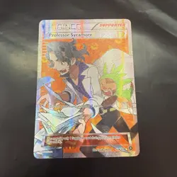Professor Sycamore Full Art Trainer Pokemon Steam Siege 114/114 LP - Image 1