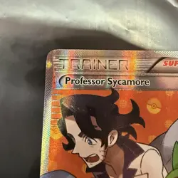 Professor Sycamore Full Art Trainer Pokemon Steam Siege 114/114 LP - Image 2