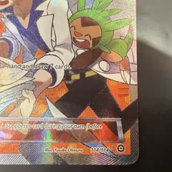 Professor Sycamore Full Art Trainer Pokemon Steam Siege 114/114 LP - Image 4