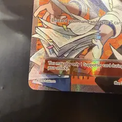Professor Sycamore Full Art Trainer Pokemon Steam Siege 114/114 LP - Image 5
