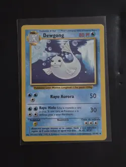 Dewgong 25/102 Base Set - Uncommon Pokemon Card - NM/Mint - Spanish ESP - Image 1